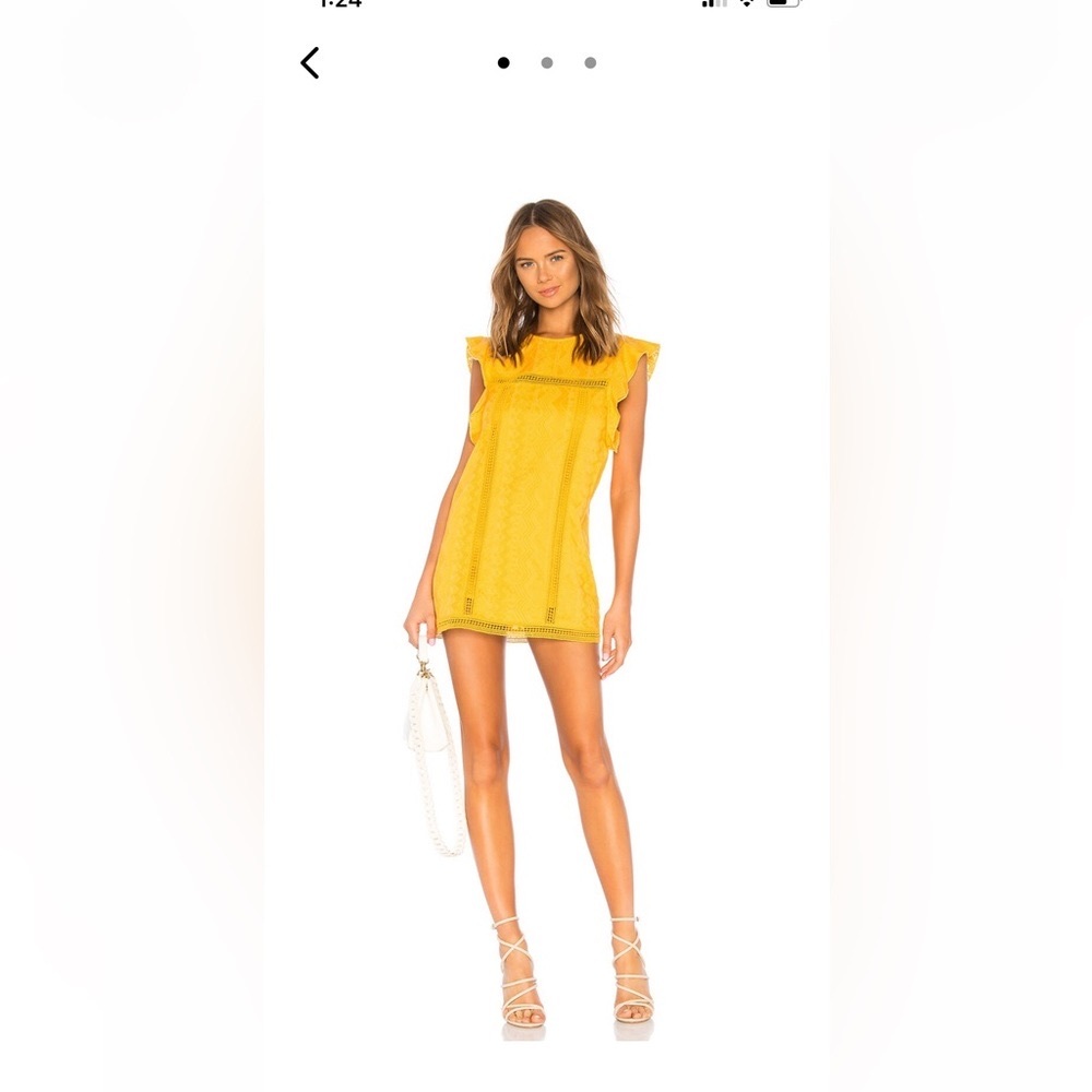 TULAROSA | CLAYTON DRESS IN MUSTARD